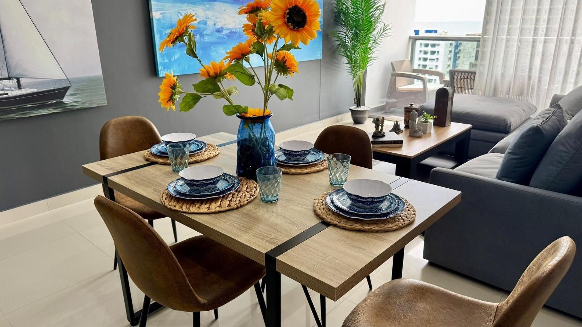 Luxury 3br Oceanview Bocagrande - Pool - Apartamento Cartagena