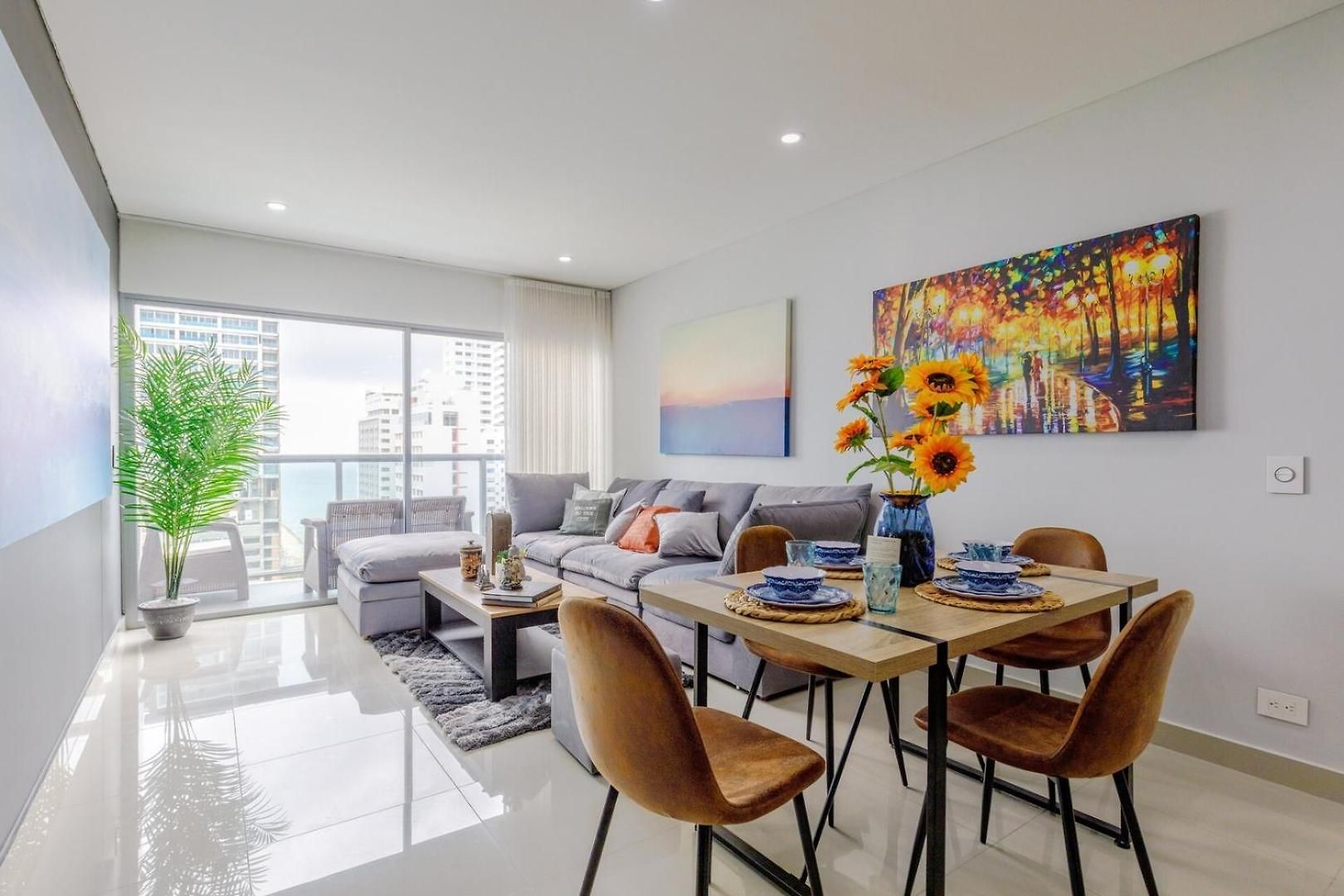Luxury 3br Oceanview Bocagrande - Pool - Apartamento