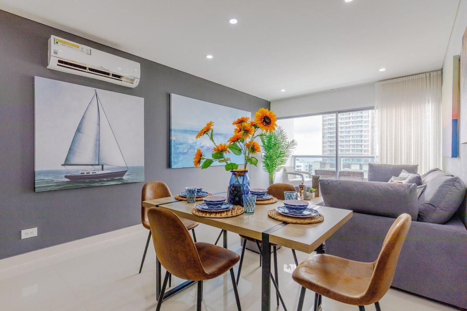 Luxury 3br Oceanview Bocagrande - Pool -