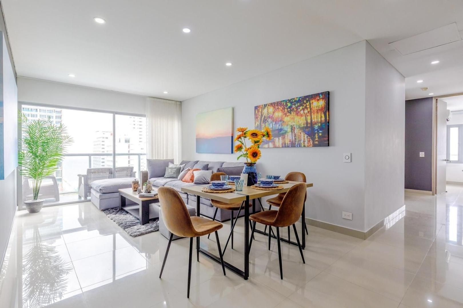 Luxury 3br Oceanview Bocagrande - Pool -