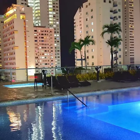 Apartamento Luxury 3br Oceanview Bocagrande - Pool -