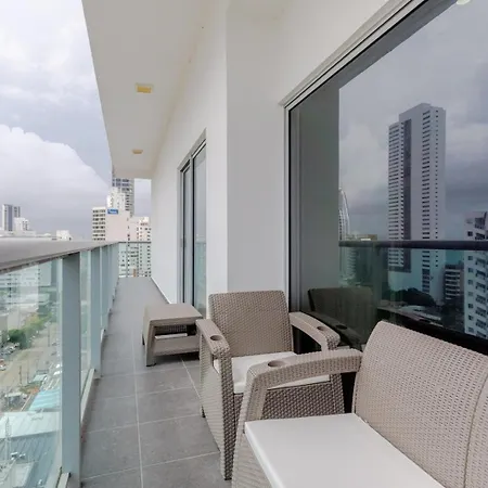 Apartamento Luxury 3br Oceanview Bocagrande - Pool - Cartagena