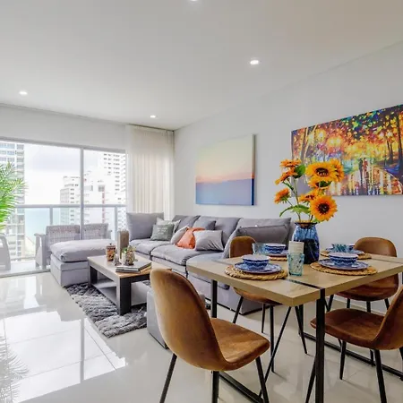 Luxury 3br Oceanview Bocagrande - Pool - Apartamento